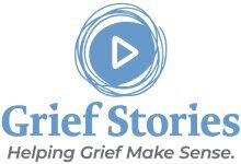Grief Stories Logo V Tagline Transparent Screen